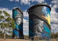 Hay Water Tower Mural